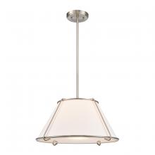  68254/1 - Regalia 18'' Wide 1-Light Pendant - Satin Nickel