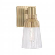  8157-SB-CL - Carnival 9'' High 1-Light Sconce - Satin Brass