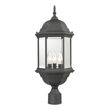 ELK Home 8603EP/65 - Thomas - Spring Lake 23'' High 3-Light Outdoor Post Light - Matte Textured Black