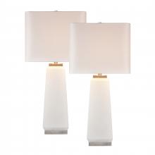  S0019-10287/S2 - Luke 34.5'' High 1-Light Table Lamp - Set of 2 White