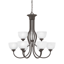  SL801663 - Thomas - Tahoe 30'' Wide 9-Light Chandelier - Painted Bronze