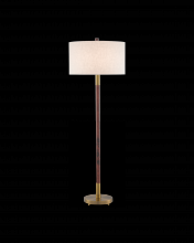  8000-0081 - Bravo Mahogany Floor Lamp