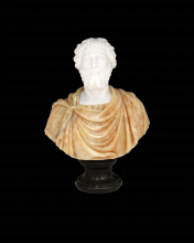  1200-0664 - Thanos Marble Bust Sculpture