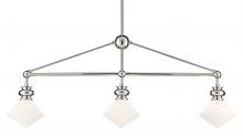  9000-0614 - Rycroft Nickel Rectangular Chandelier