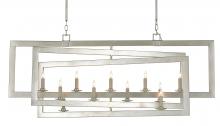  9000-0634 - Middleton Silver Rectangular Chandelier