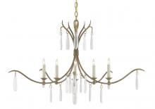  9000-0810 - Marshallia Small Brass Chandelier