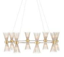  9000-0842 - Novatude Gold & Silver Chandelier