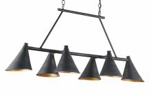  9841 - Culpepper Black Rectangular Chandelier