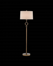  8000-0077 - Germaine Brass Floor Lamp