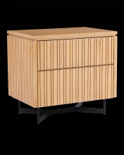  3000-0292 - Indeo Washed Oak Nightstand