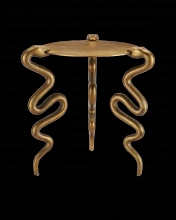  4000-0140 - Serpent Brass Accent Table