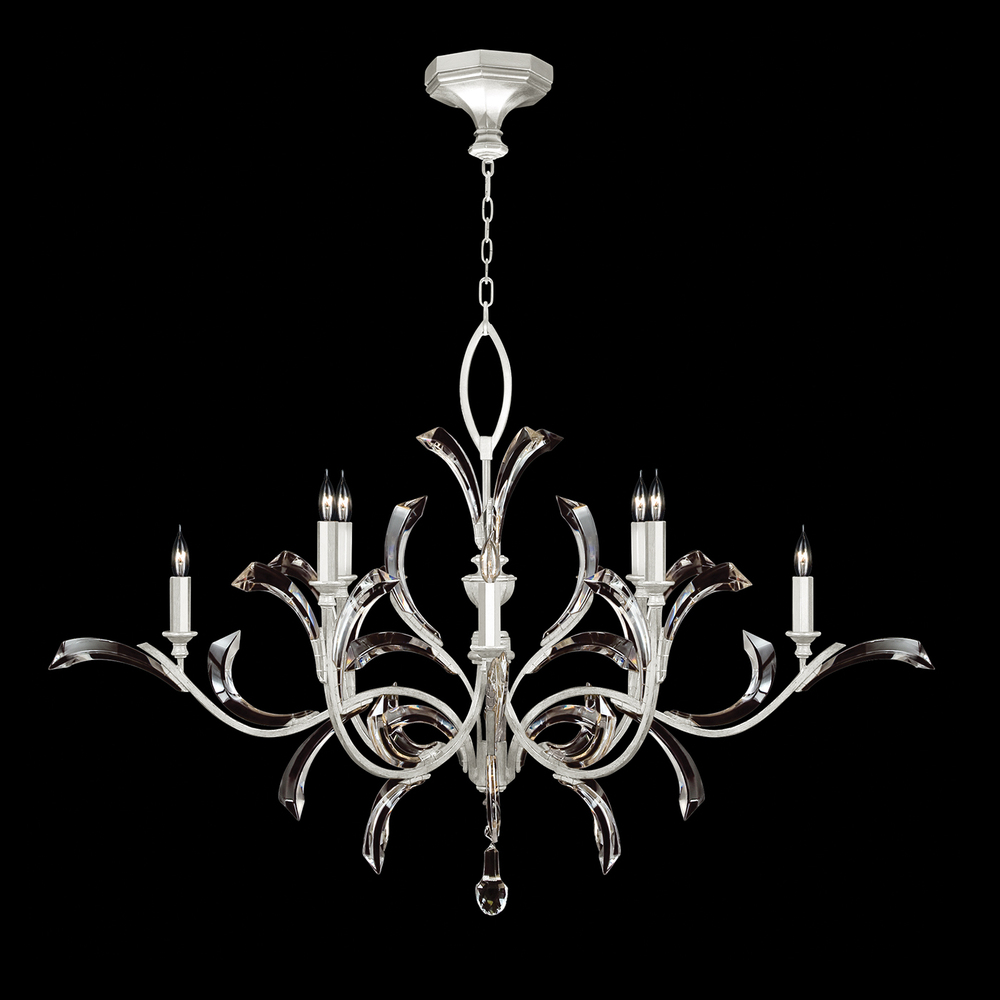 Beveled Arcs 57" Round Chandelier