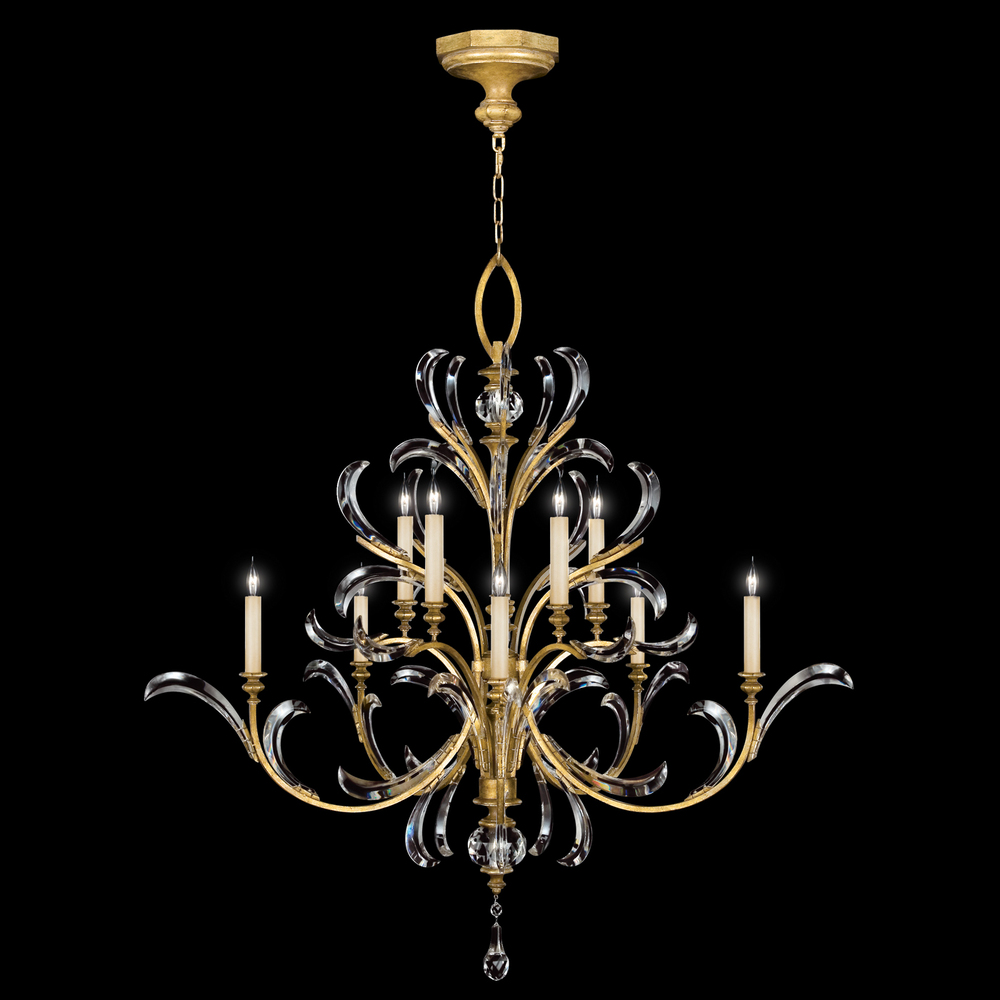 Beveled Arcs 56" Round Chandelier