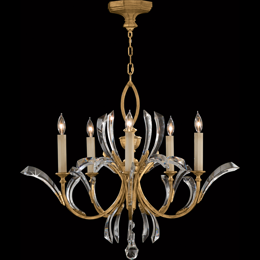 Beveled Arcs 36" Round Chandelier