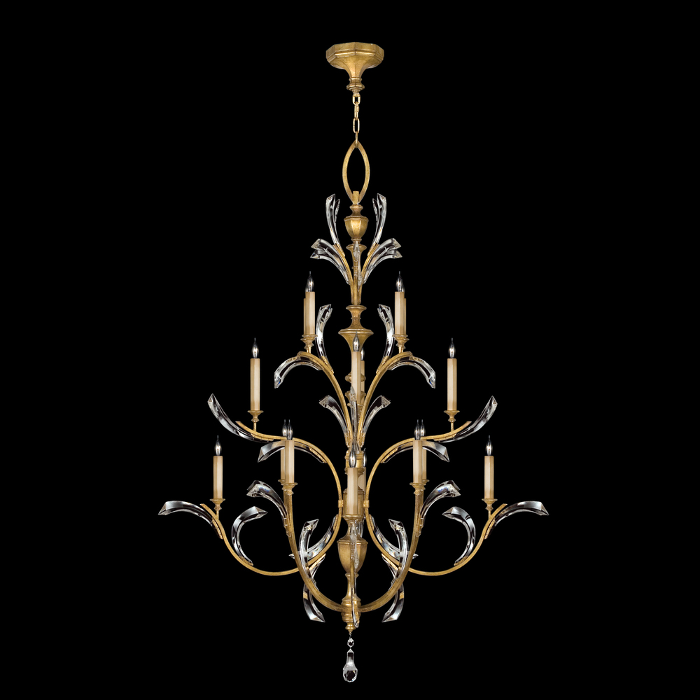 Beveled Arcs 56" Round Chandelier