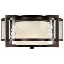 Fine Art Handcrafted Lighting 817982ST - Singapore Moderne Outdoor 20" Outdoor Flush Mount